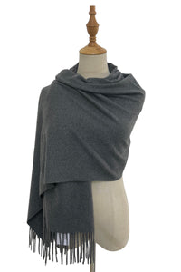 Soft Wool Tassel Blanket Wrap Scarf