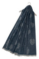 Reversible Soft Wool Tree Print Frayed Edge Scarf