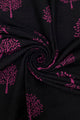 Reversible Soft Wool Tree Print Frayed Edge Scarf