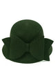 Bow bucket Felt Hat - Fashion Scarf World