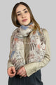 Summer Leaves Print Scarf