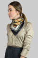 Silk Style Fashion Stripe Square Scarf