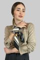Silk Style Fashion Stripe Square Scarf