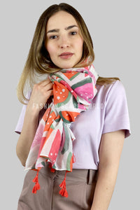 Watermelon Fruit Tassel Scarf