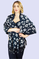 Simple Retro Floral Tassel Scarf - Fashion Scarf World