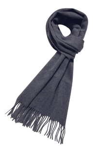 Plain Wool Tassel Unisex Scarf - Fashion Scarf World