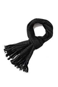 Zigzag Knitted Tassel Unisex Scarf - Fashion Scarf World