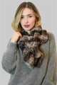 Two Tone Faux Fur Scarf (Wide) - Fashion Scarf World