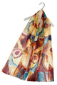 Oil Pastel Fruit Print Chiffon Scarf - Fashion Scarf World