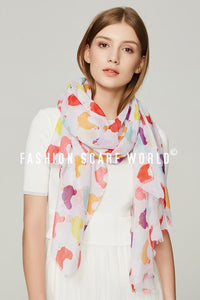 Hen Silhouette Print Scarf - Fashion Scarf World