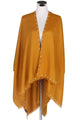 Pearl Bead Border Poncho Wrap - Fashion Scarf World
