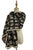 Cat Print Reversible Frayed Scarf