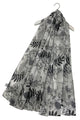 Summer Leaves Print Scarf