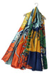 Vibrant Illustrated Woodland Print Silk Scarf