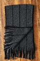 Zigzag Knitted Tassel Unisex Scarf - Fashion Scarf World