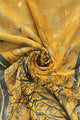 Two Tone Tree Print Chiffon Scarf