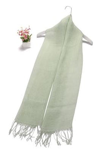 Versatile Classic Plain Tassel Linen Scarf - Fashion Scarf World