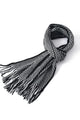 Zigzag Knitted Tassel Unisex Scarf - Fashion Scarf World