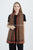 Houndstooth Check Print Frayed Scarf