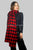 Woven Tartan Plaid Soft Wool Blanket Frayed Scarf