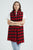 Woven Tartan Plaid Soft Wool Blanket Frayed Scarf
