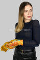 Van Gogh Sunflowers Suede Touchscreen Gloves