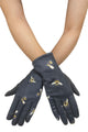 Bumble Bee Print Gloves