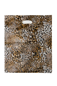 Large Carrier Bags (Pack of 100) - Leopard