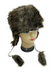 Fur Faux Trapper Hat Long Shaped Pom Pom