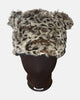 Leopard Print Faux Fur Hat - Fashion Scarf World