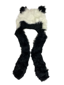 Long Panda Ears Animal Hat With Pockets