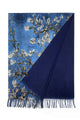 Van Gogh Almond Blossom Wool Tassel Scarf - Fashion Scarf World