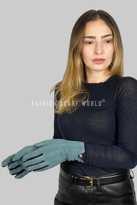 Classic Suede Touchscreen Gloves