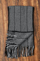 Zigzag Knitted Tassel Unisex Scarf - Fashion Scarf World