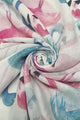 Flamingo Lovers Printed Scarf with Frayed Edge