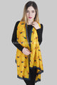 Fox Character Print Silk Scarf - Fashion Scarf World