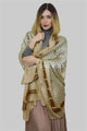 Scattered Bee Print With Chain Border Silk Scarf - Fashion Scarf World