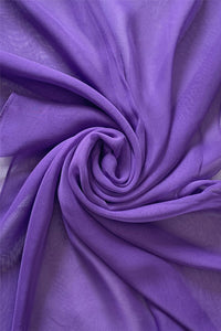 Slim Plain Chiffon Scarf