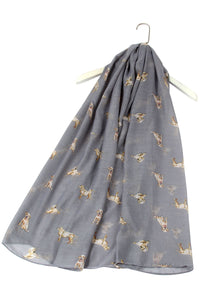 Golden Labrador Dog Print Scarf - Fashion Scarf World