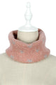 Kid's Fluffy Knitted Star Print Snood - Fashion Scarf World