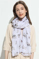 Pug Dog Printed Scarf - Fashion Scarf World