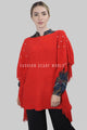 Pearl & Bead Shoulder Knitted Poncho - Fashion Scarf World