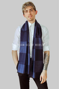 Hounds-tooth Multi Check Frayed Unisex Scarf - Fashion Scarf World