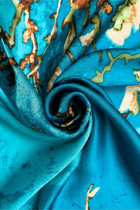 Van Gogh Almond Blossom Print Silk Scarf - Fashion Scarf World