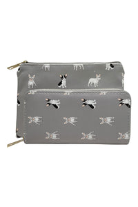 French Bulldog Purse Collection - Grey