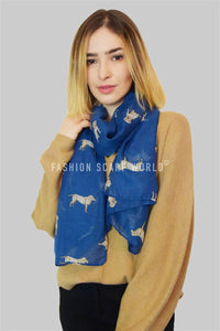 Golden Labrador Dog Print Scarf - Fashion Scarf World