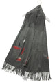 Delicate Flower Wool Tassel Scarf - Fashion Scarf World