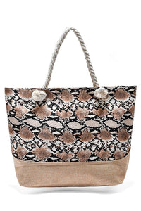 Leopard Print Beach Bag - Fashion Scarf World