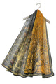 Two Tone Tree Print Chiffon Scarf