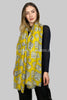 Cute Cartoon Outline Owl Print Frayed Scarf - Fashion Scarf World
